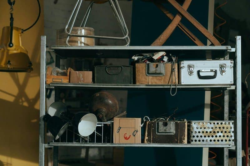 13. Garage Storage Shelves