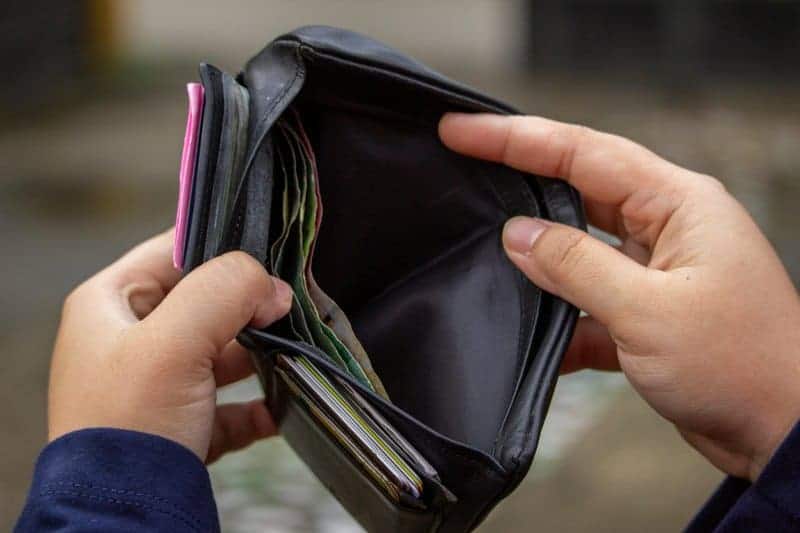 12. Empty Wallets or Purses