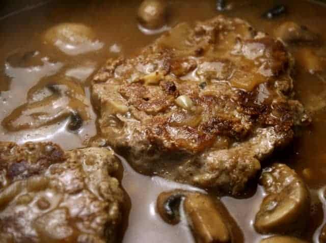 Salisbury steak & gravy