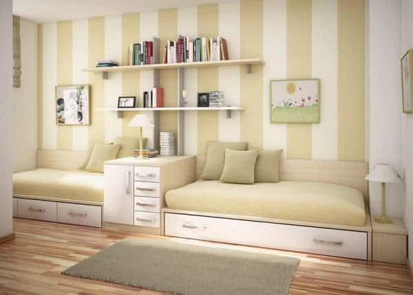 Teen cream bedroom ideas 600x429