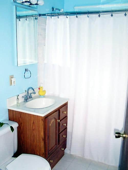 A typical american bathroom