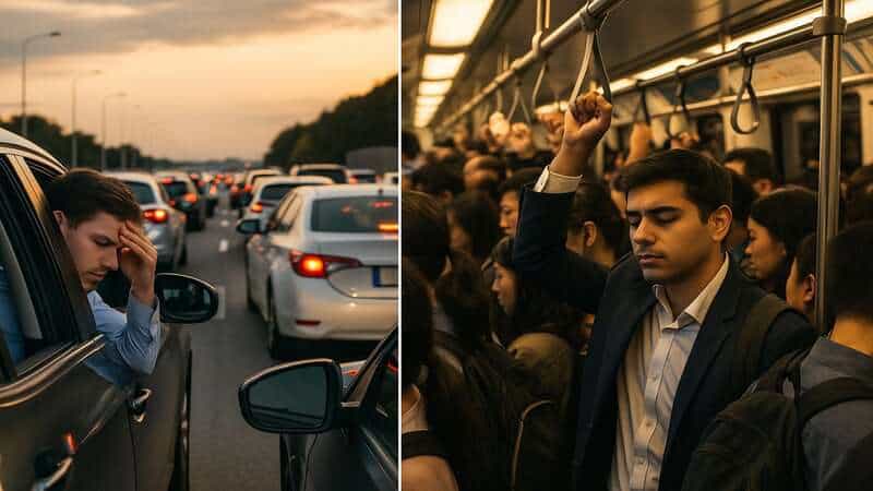 The 20-Minute Life Destroyer: Why Your Commute Kills Happiness More Than Poverty