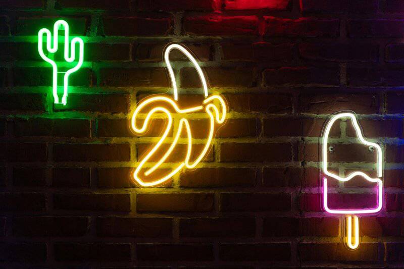 15. Neon Accents and LED Strips