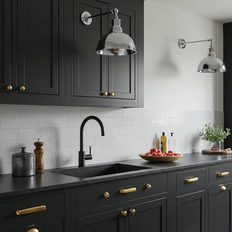 13. Mixing Metal Finishes