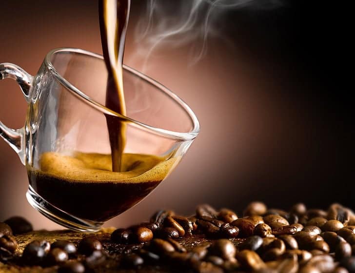 Coffee cup coffee beans aroma wallpaper preview