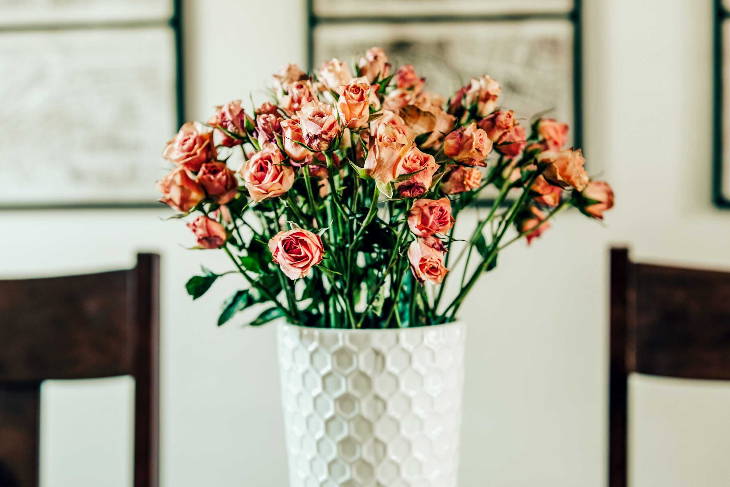 11. Faux Floral Arrangements