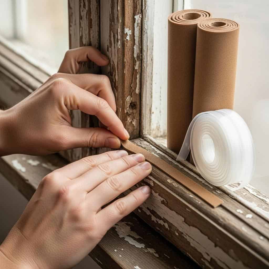 3. Seal Windows with Weatherstripping
