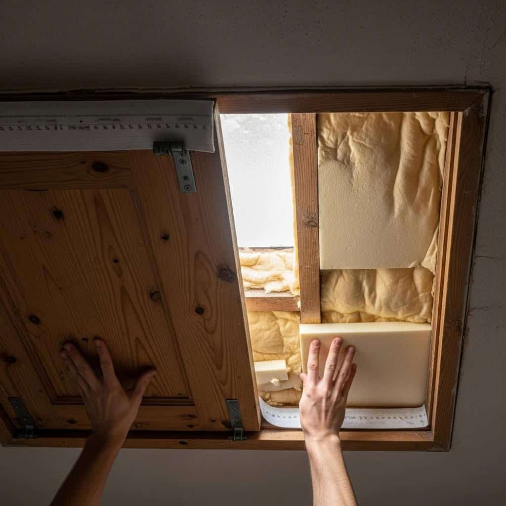 8. Insulate the Attic Hatch