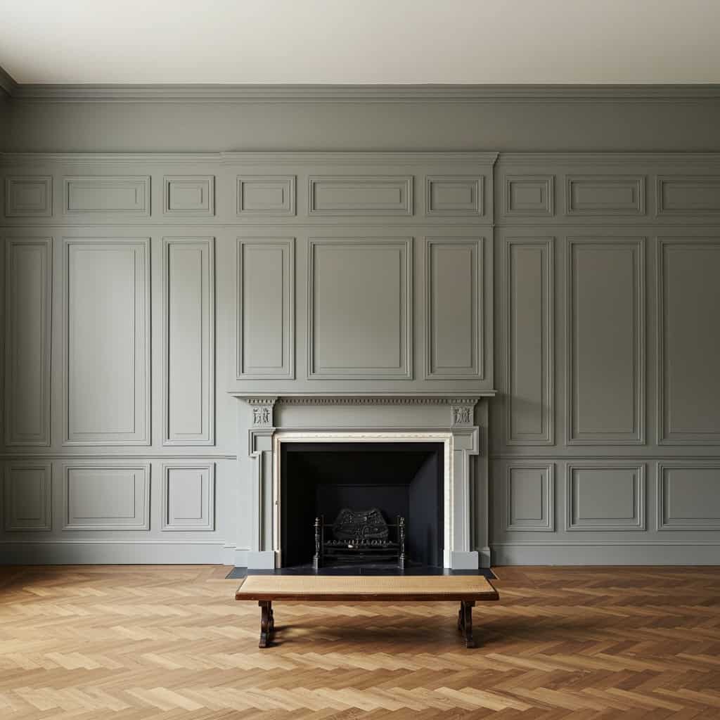 1. Georgian-Style Wall Panelling