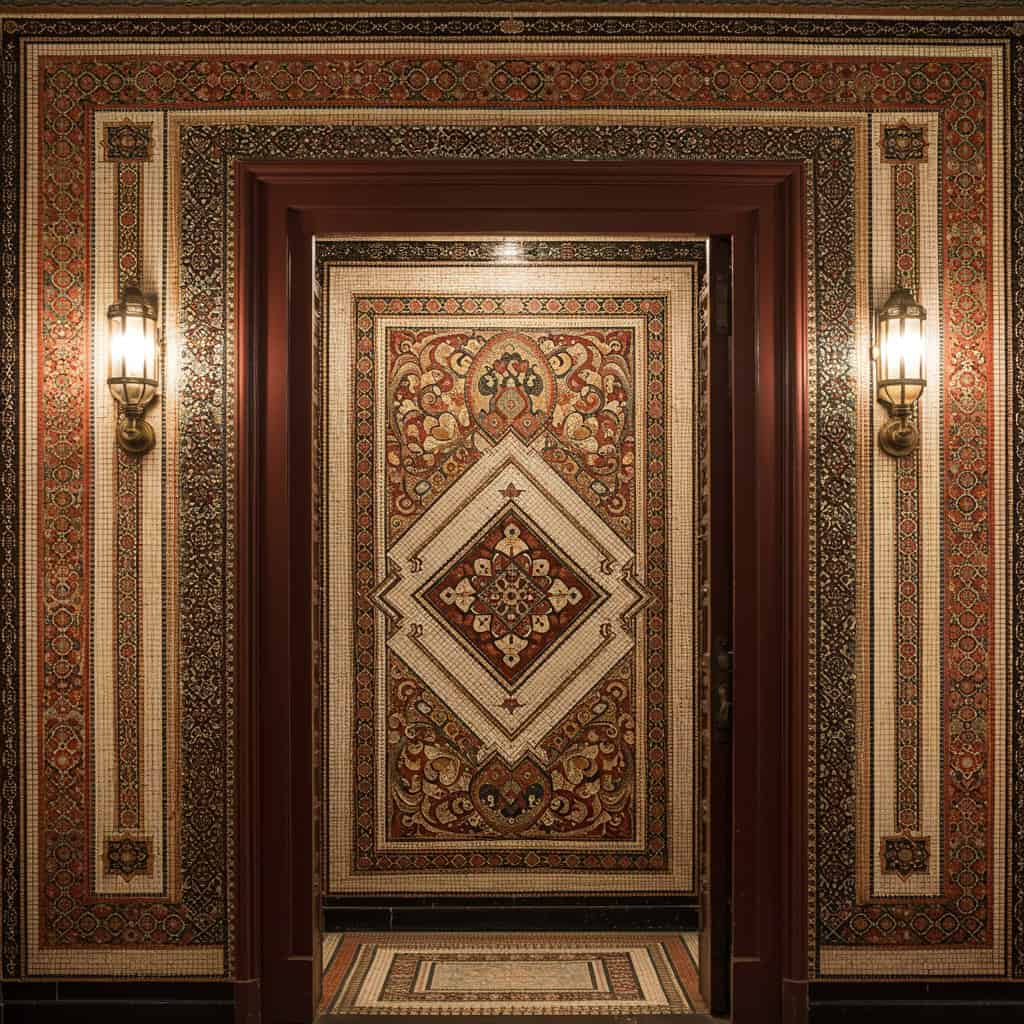 3. Victorian Mosaic Tile Entryways