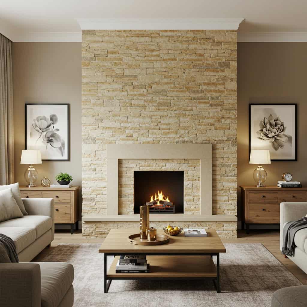4. Cotswold Stone Feature Walls