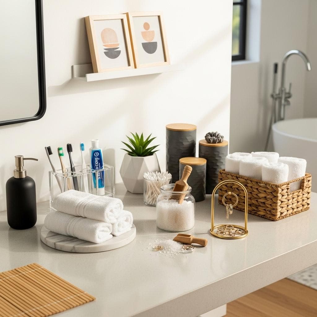 10 Must-Have Bathroom Accessories for a More Organized Space