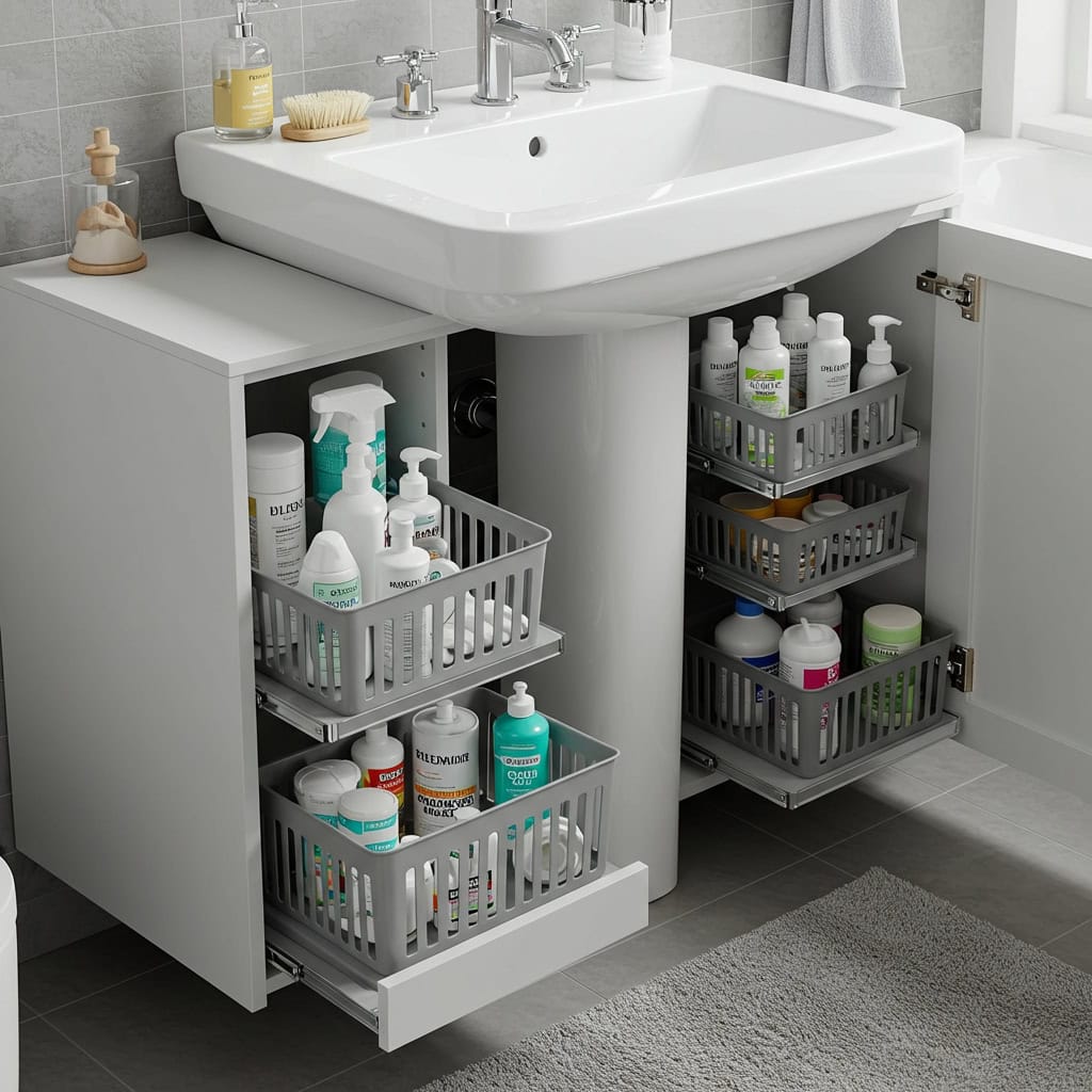7. Under-Sink Organizers