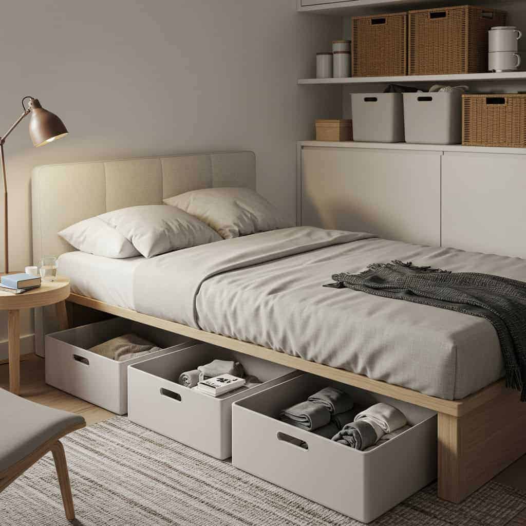 7. Forgetting Under-Bed and Overhead Storage