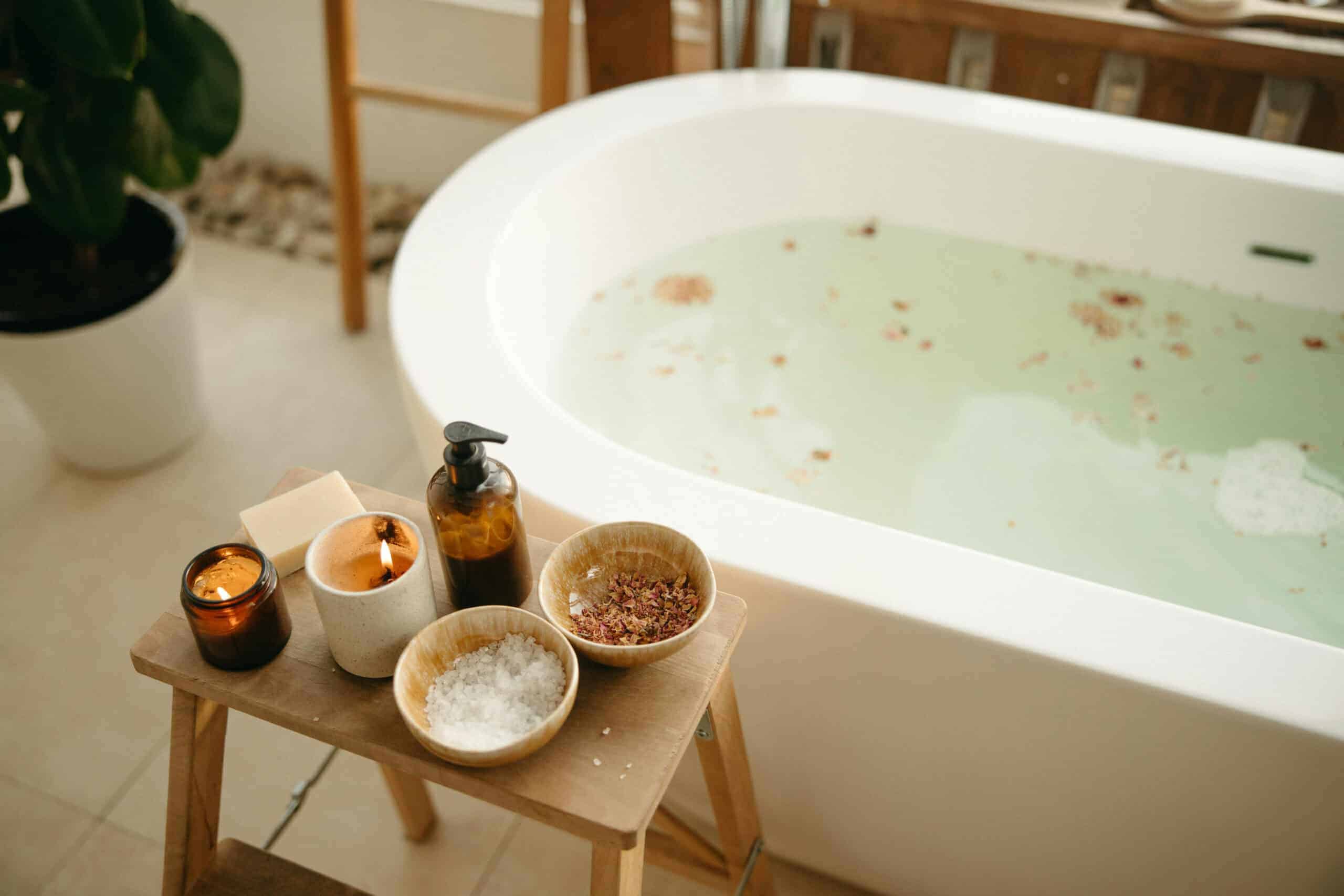 6. Set Up a Bath or Shower Ritual