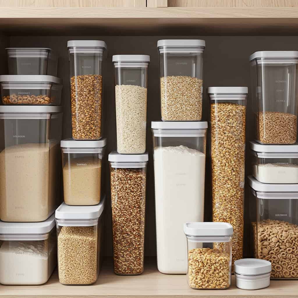 3. Use Airtight Containers for Pantry Staples