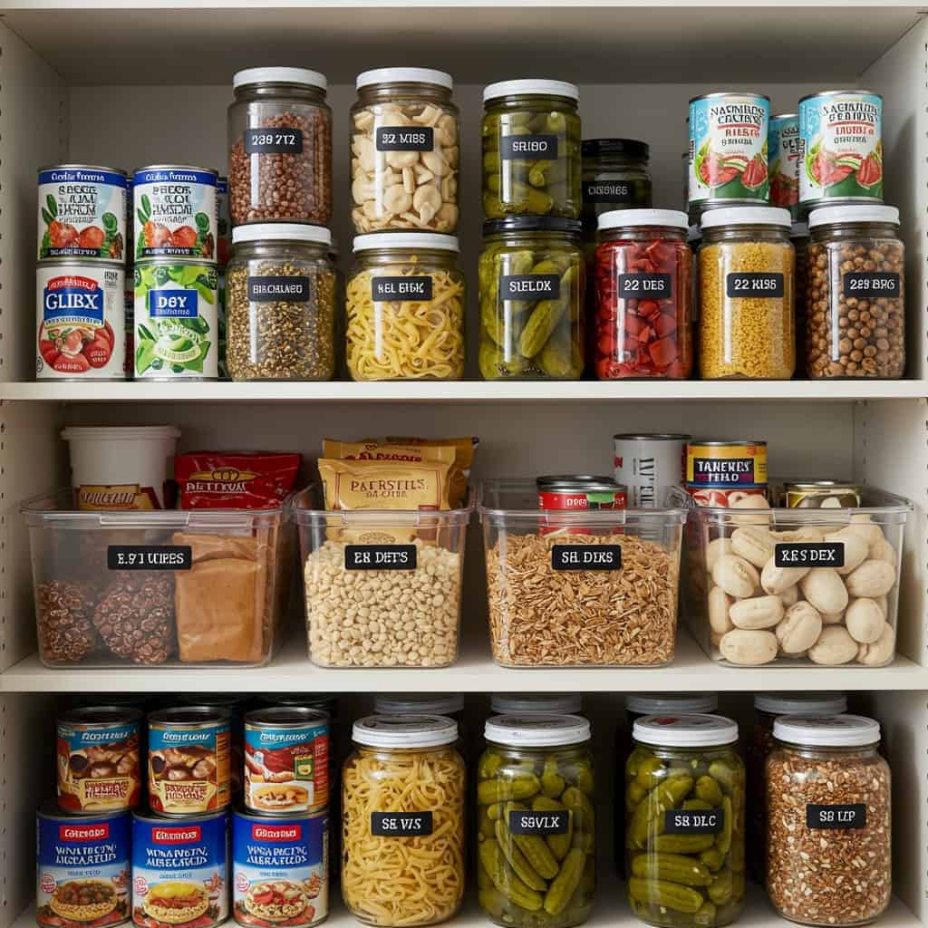 10. Label and Rotate Food Regularly