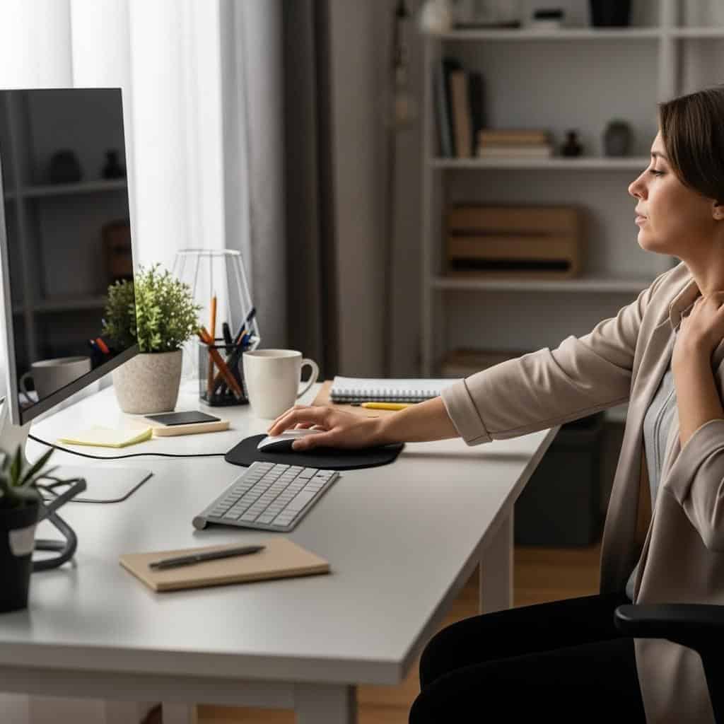 11. Overreaching for Keyboard or Mouse