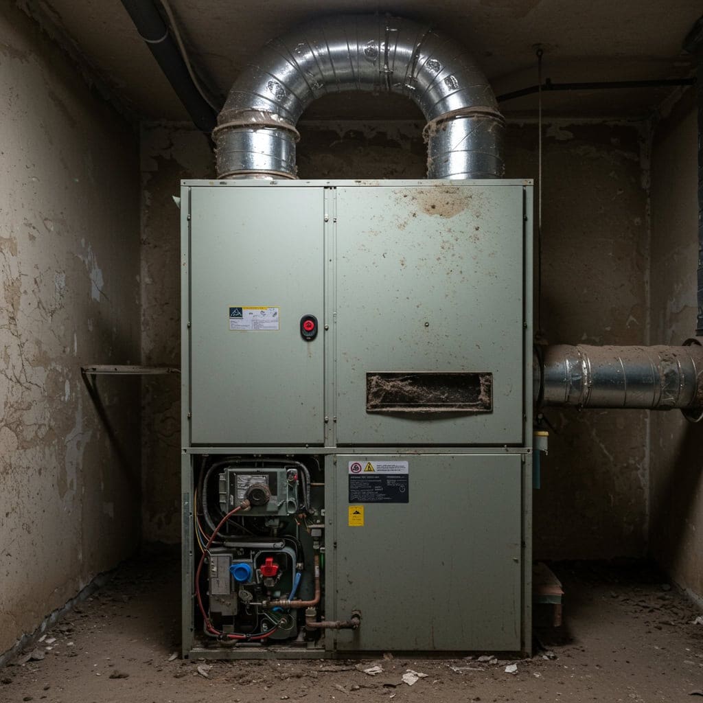 9. Malfunctioning or Old HVAC Systems