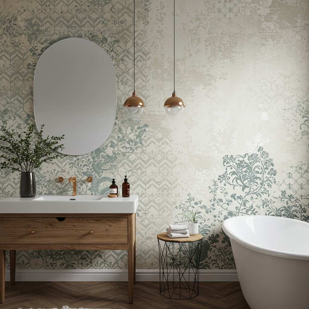 Peel and stick wallpaper