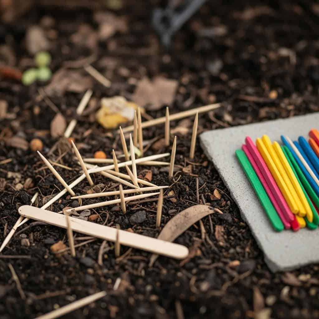 5. Wooden Toothpicks and Popsicle Sticks