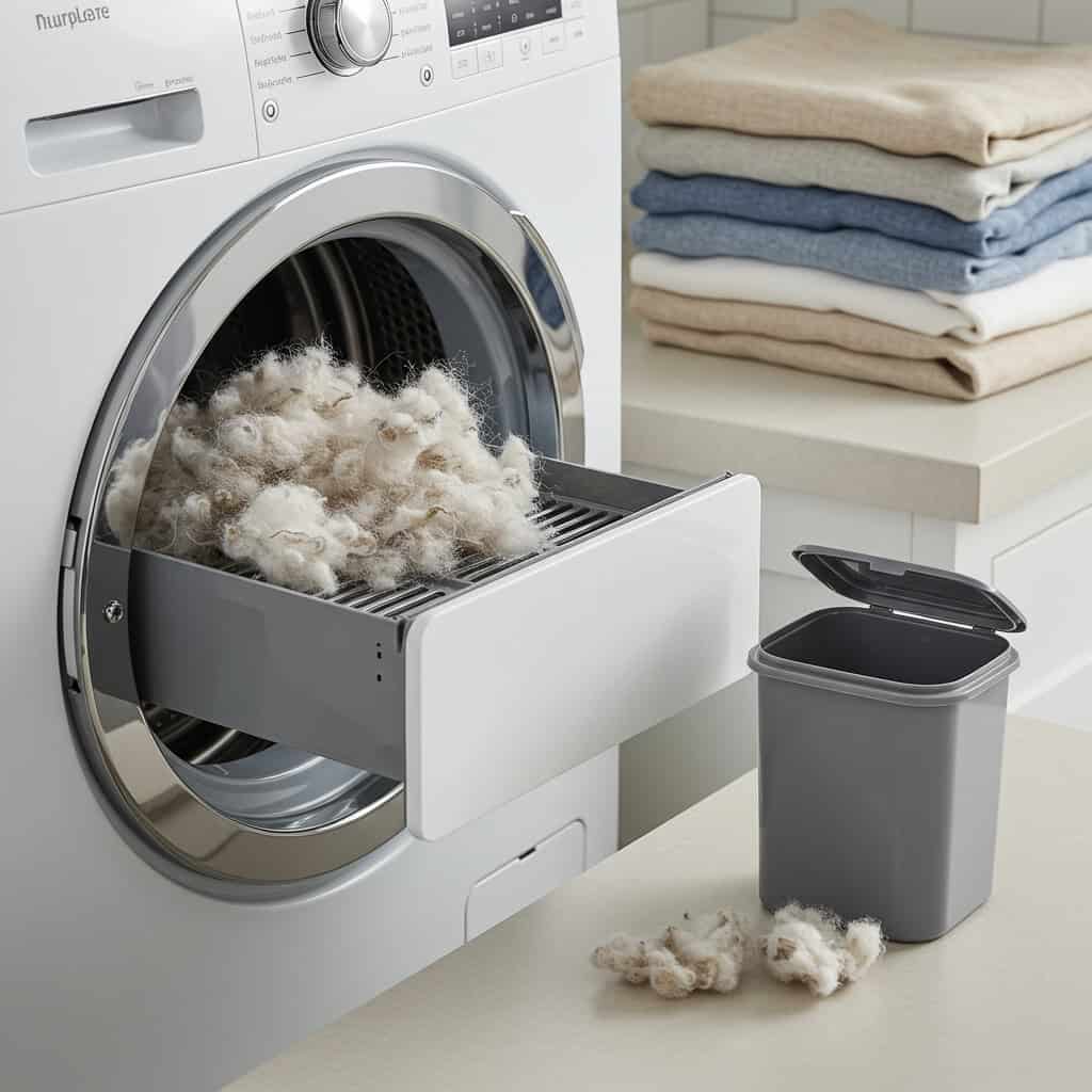 7. Dryer Lint (Natural Fibers Only)