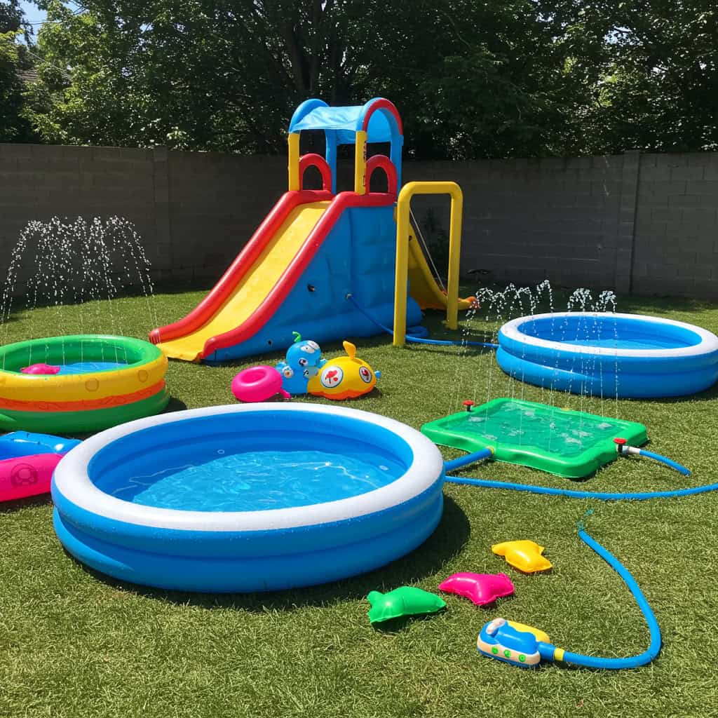 6. Build a Backyard Water Park