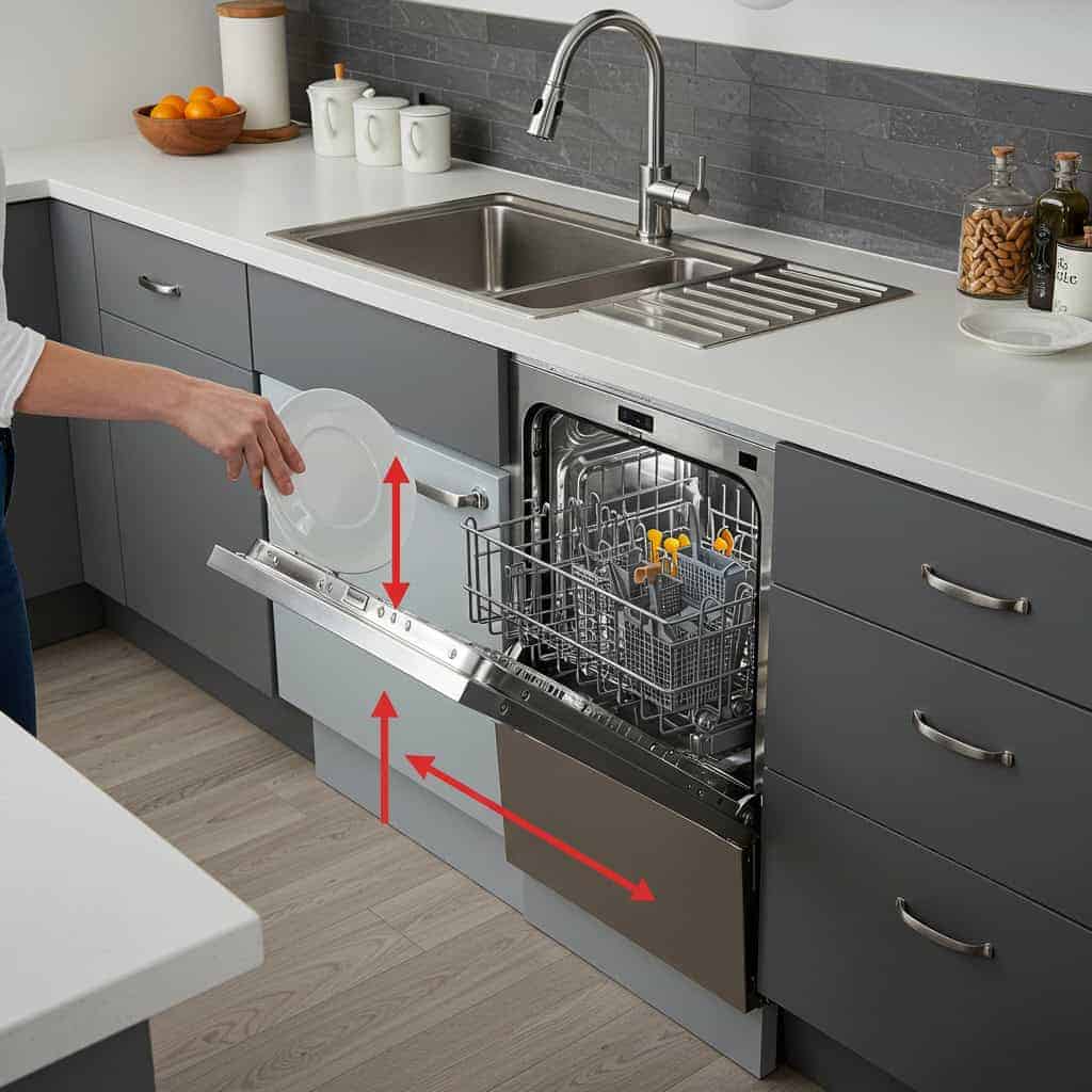 7. Placing the Dishwasher Far from the Sink