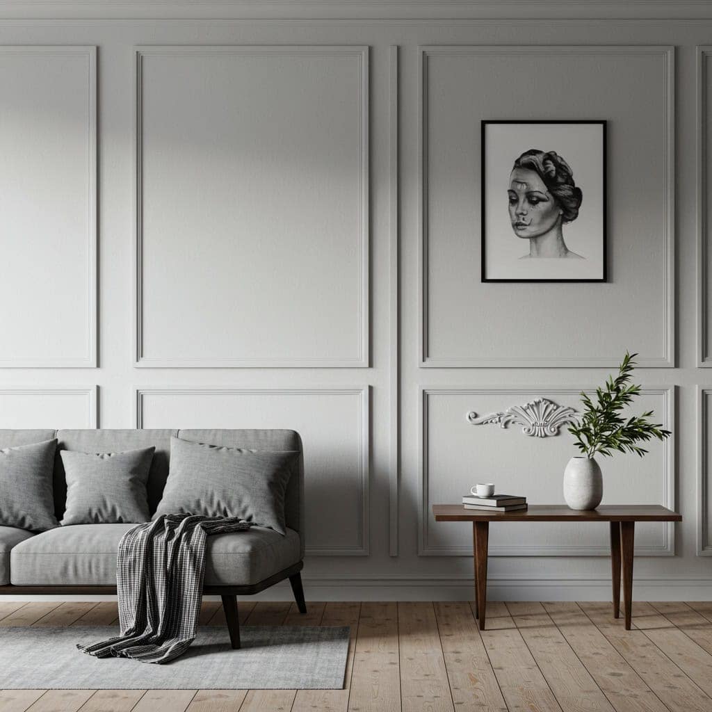 5. Add Architectural Molding or Paneling