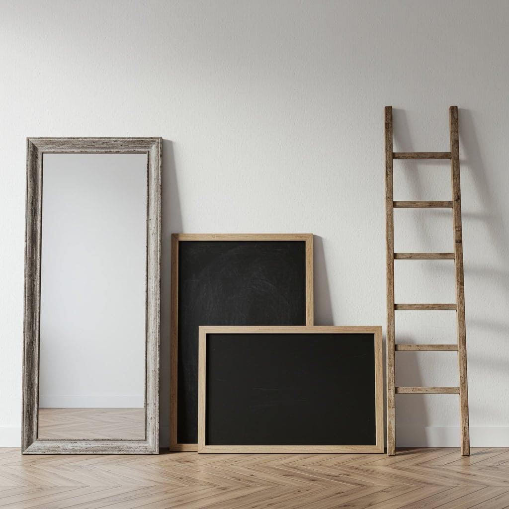 9. Lean Oversized Objects Against the Wall