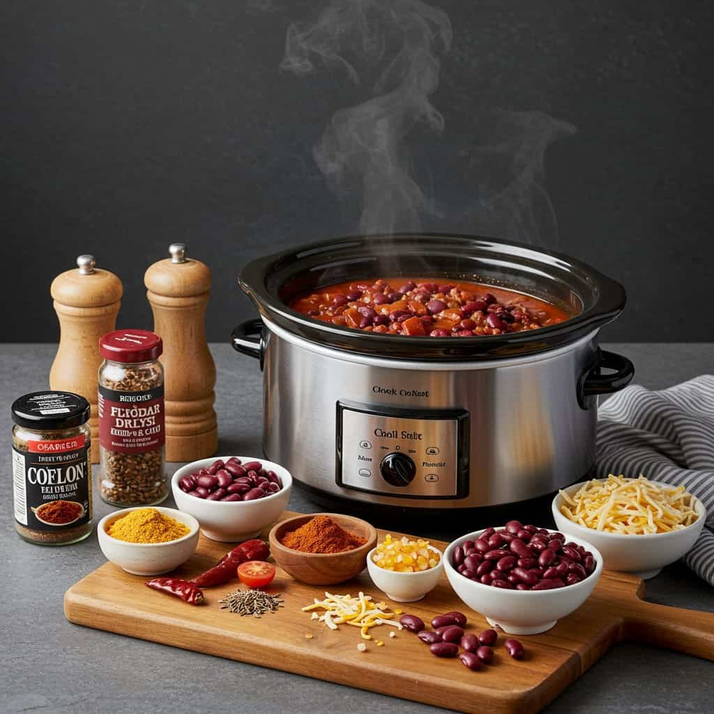 5. Slow-Cooked Chili