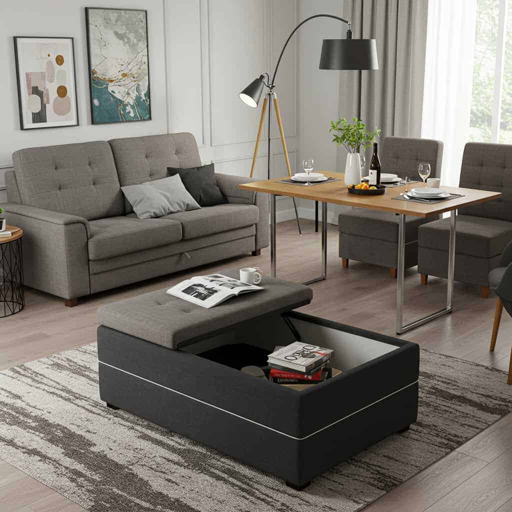 2. Multi-Functional Furniture