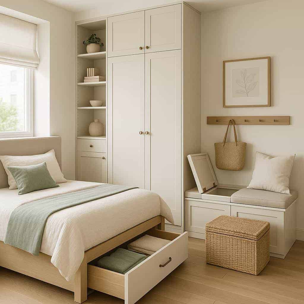 8. Concealed Storage Solutions