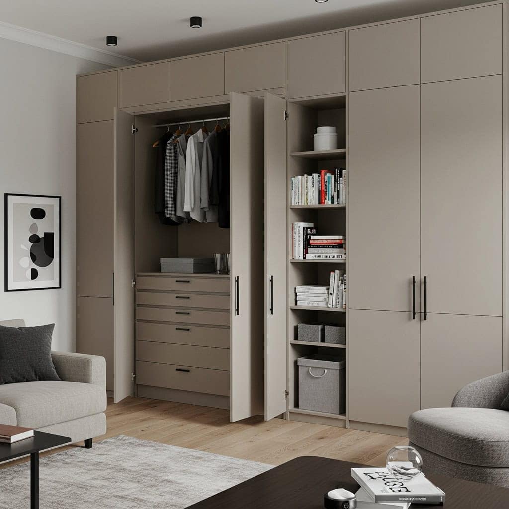 2. Custom Built-In Storage