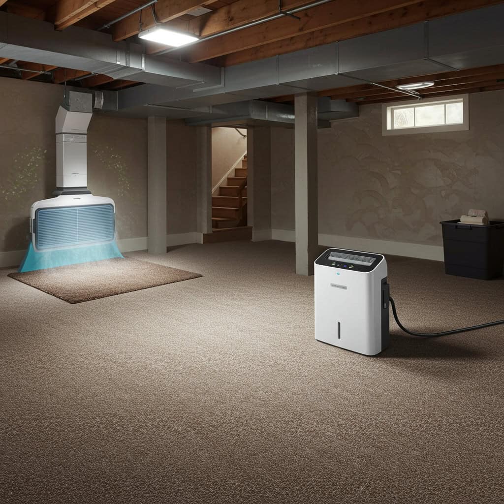 8. Carpets in Basements