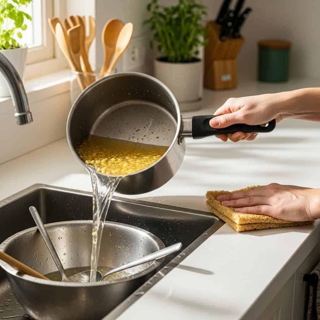 3. Save Pasta Water for Cleaning