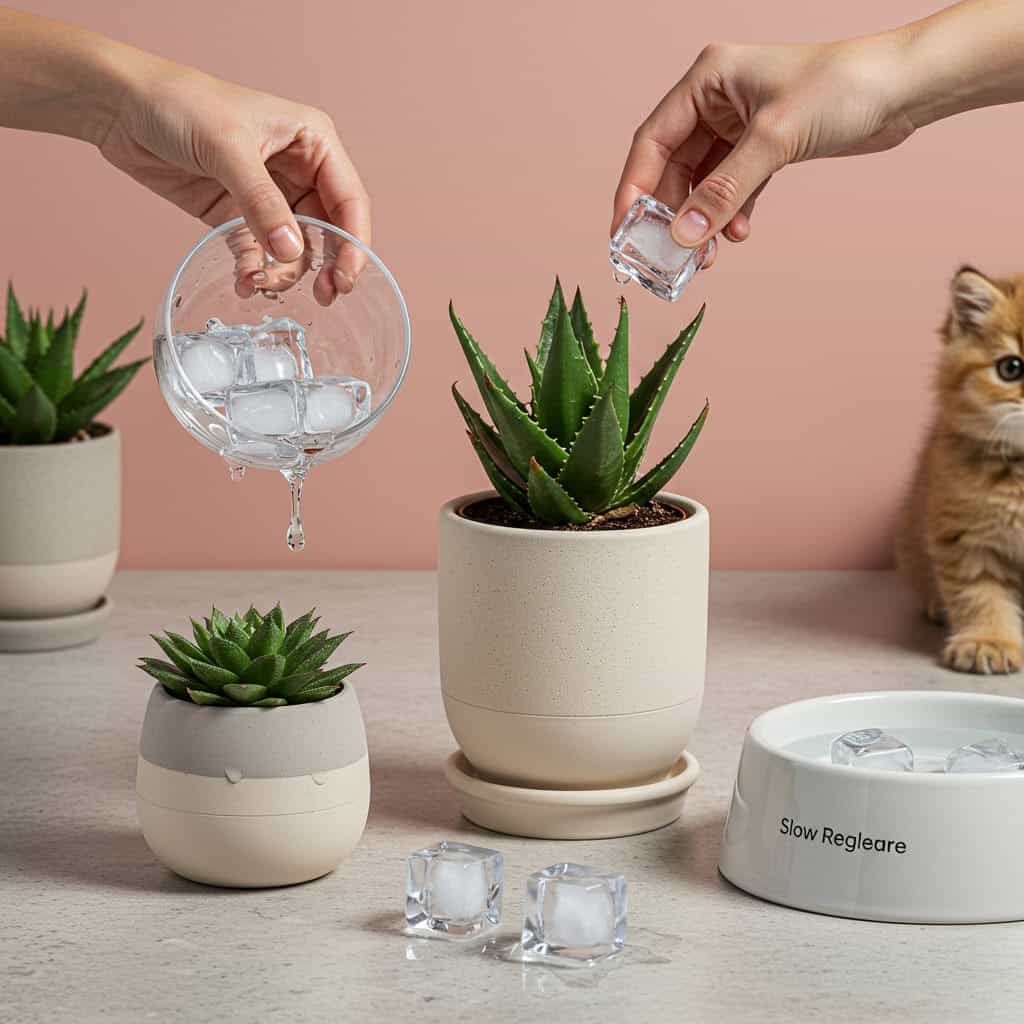 9. Use Leftover Ice Cubes