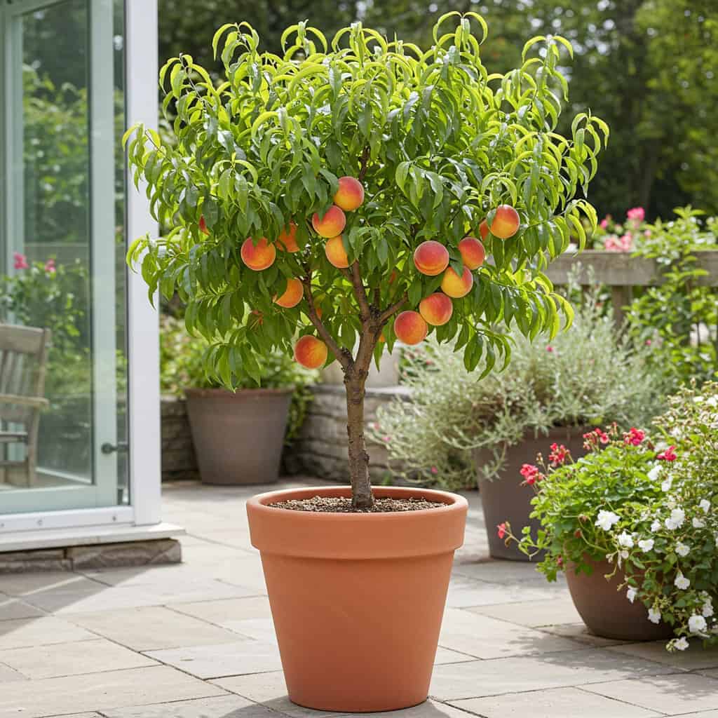 8. Peaches (Dwarf Varieties)