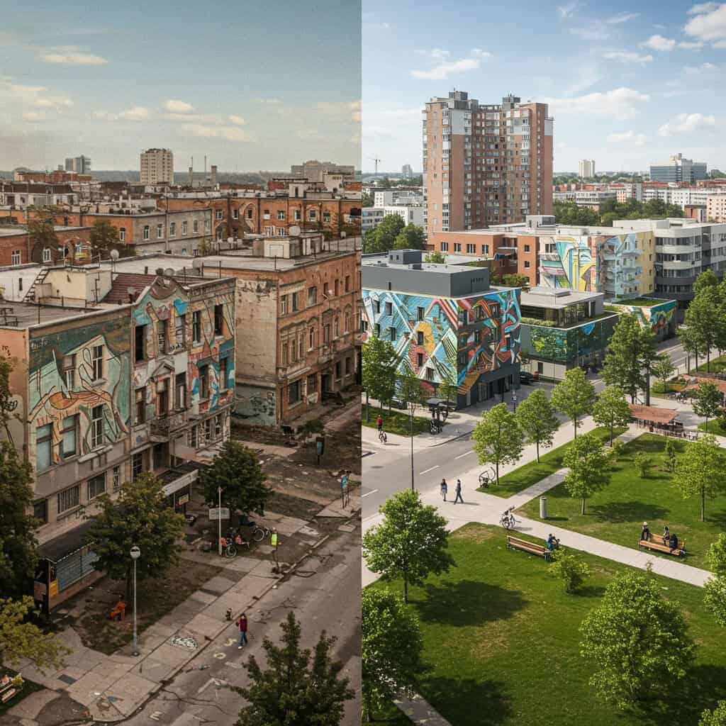 8. Subtle Urban Decay or Renewal