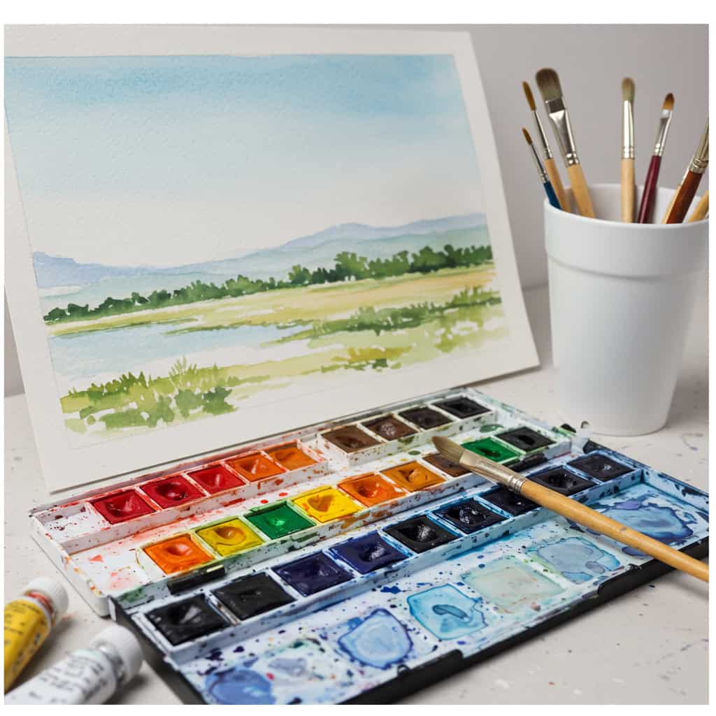 2. Watercolor Painting