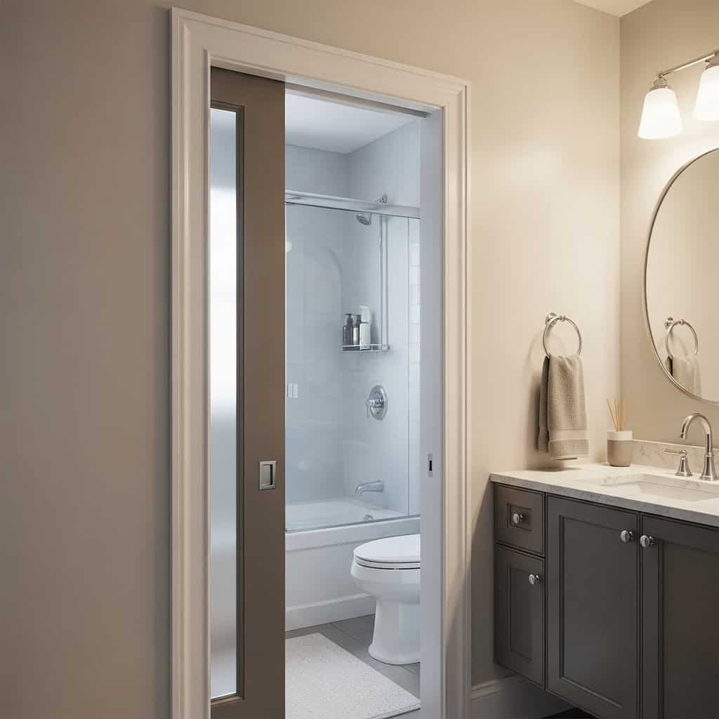 7. Install a Pocket Door