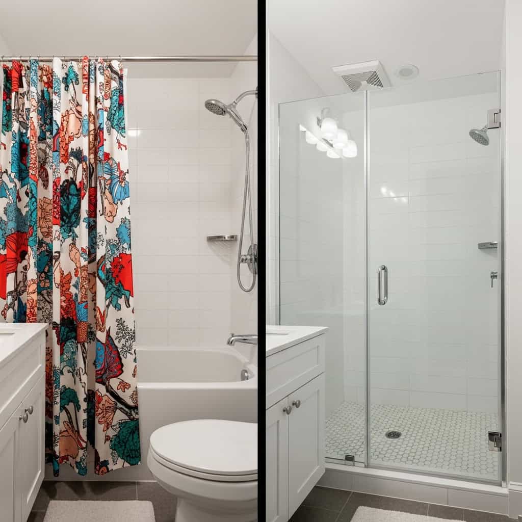 10. Replace the Shower Curtain