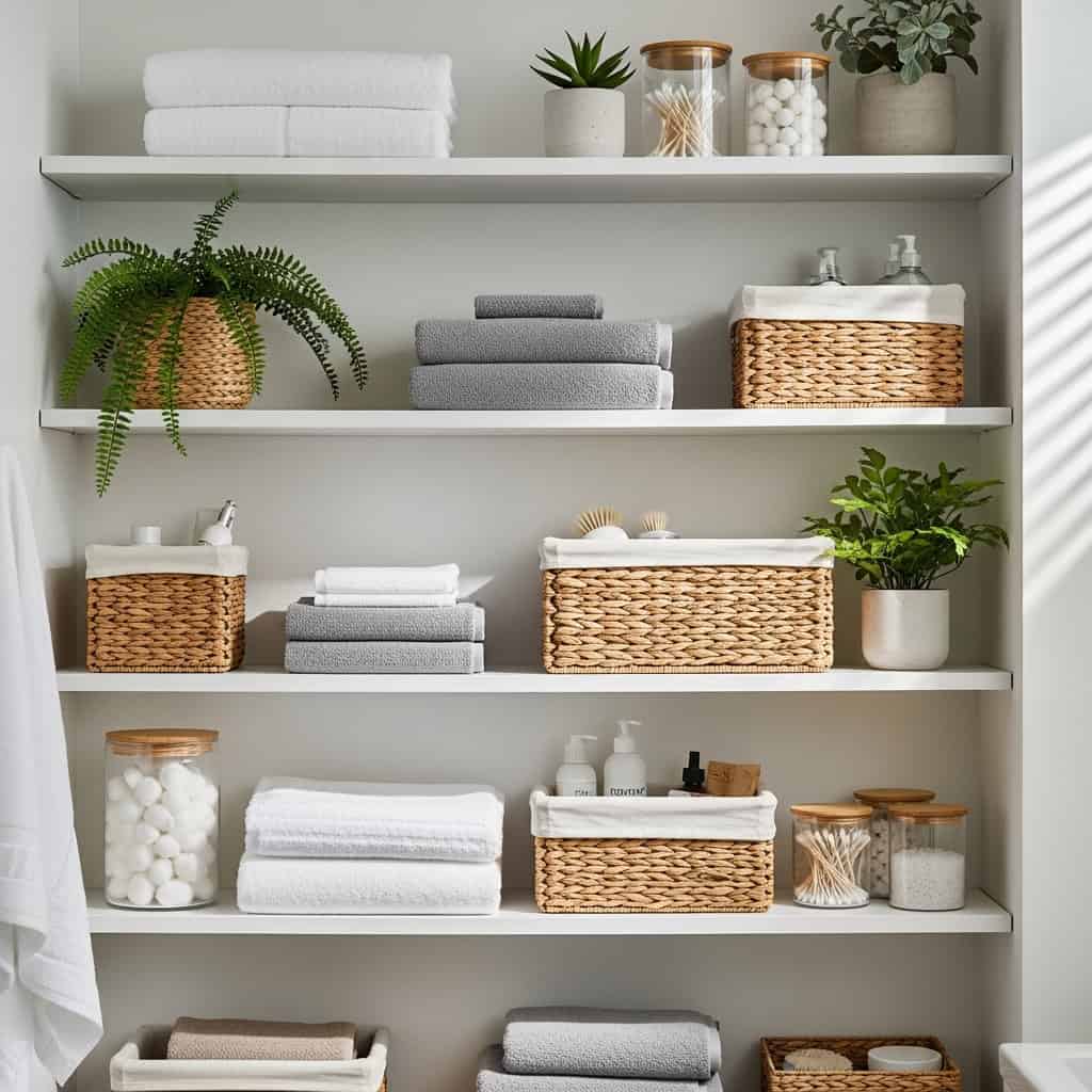6. Add Open Shelving