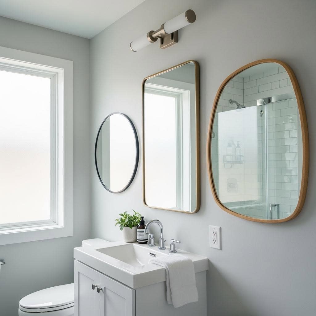 8. Hang Statement Mirrors