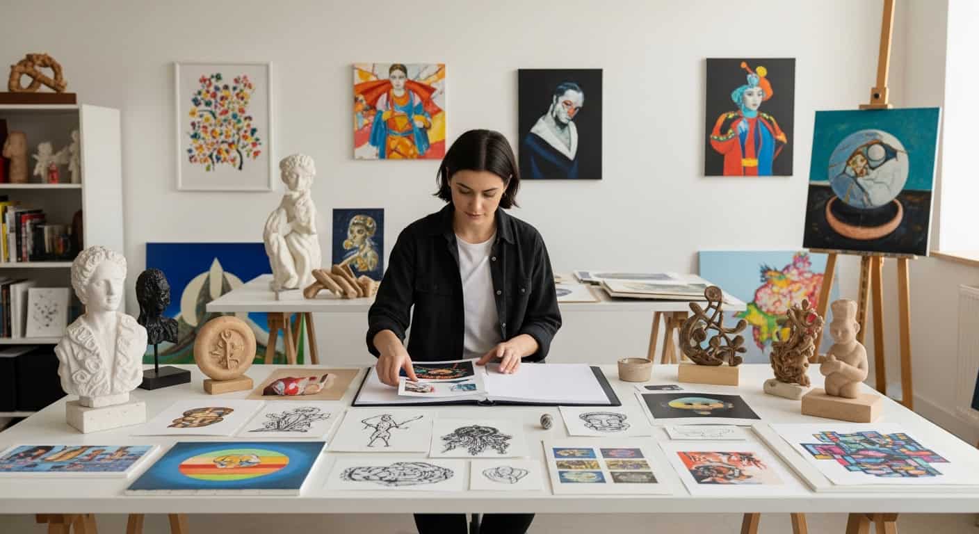 How to Start Building an Art Portfolio from Scratch