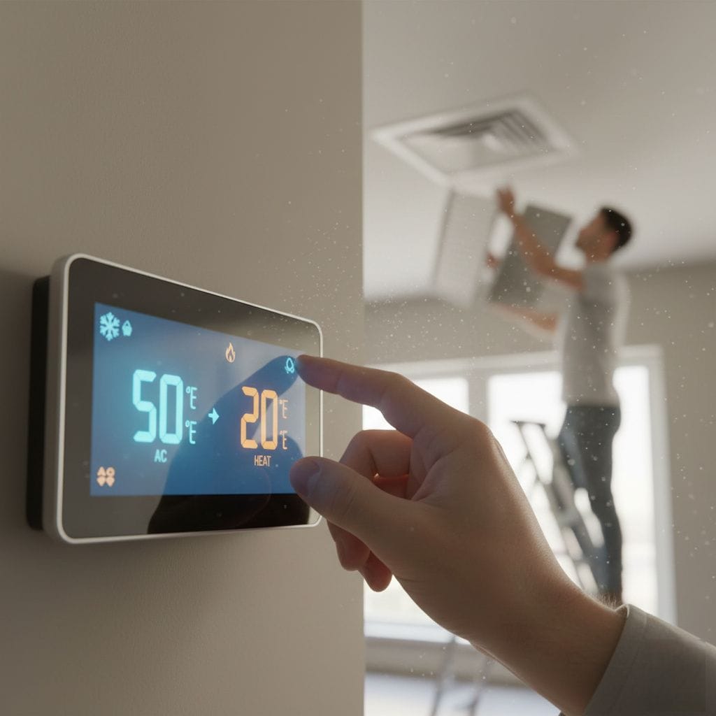 Assess heating and cooling systems